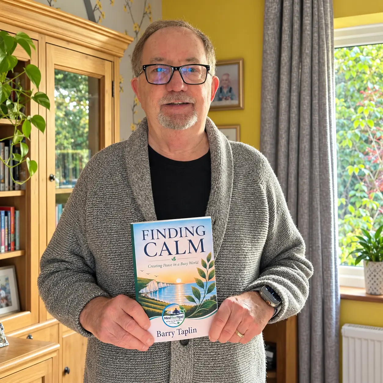 Barry Taplin, author of Finding Calm — a face behind the book